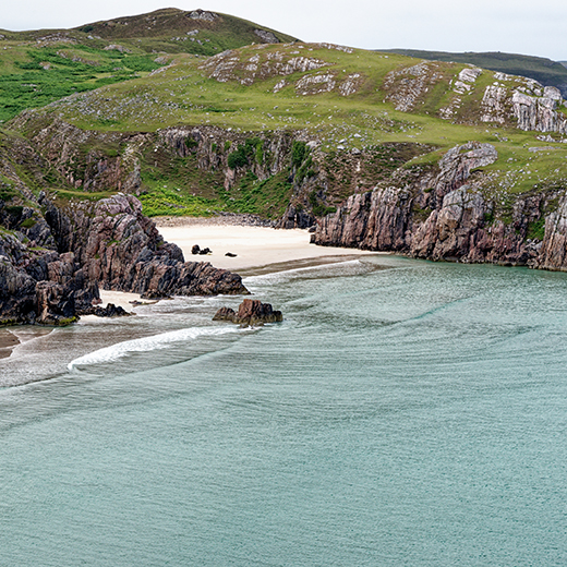 The British coastline